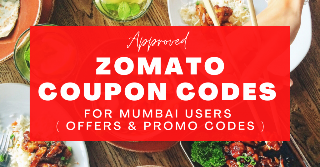 Zomato Coupon Codes Mumbai